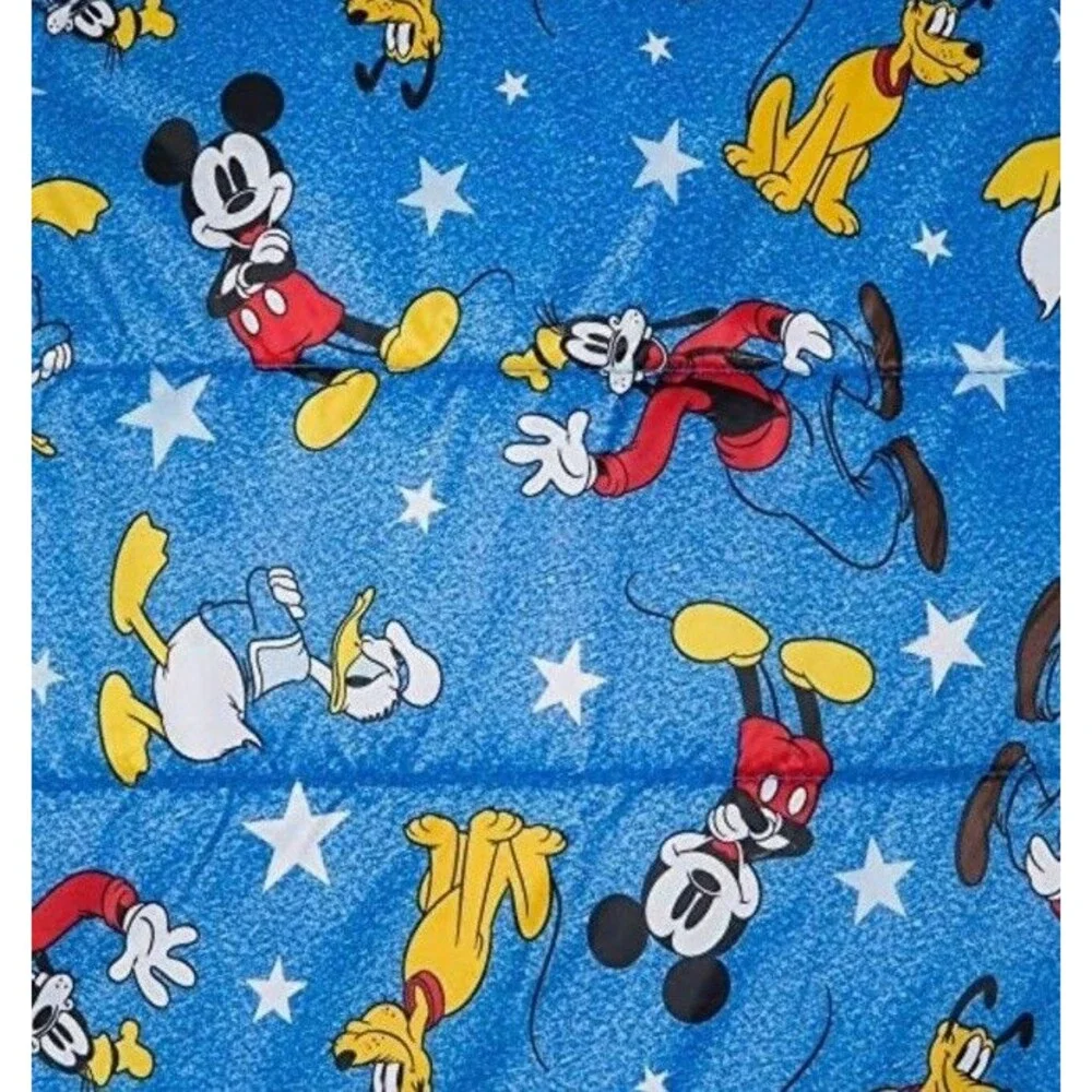 DISNEY Store Mickey Mouse Blue LightWeight Puffy Puffer Jacket Size 7/8
